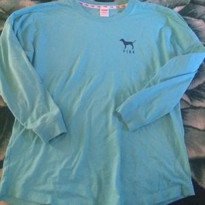 Teal cheetah print shirt